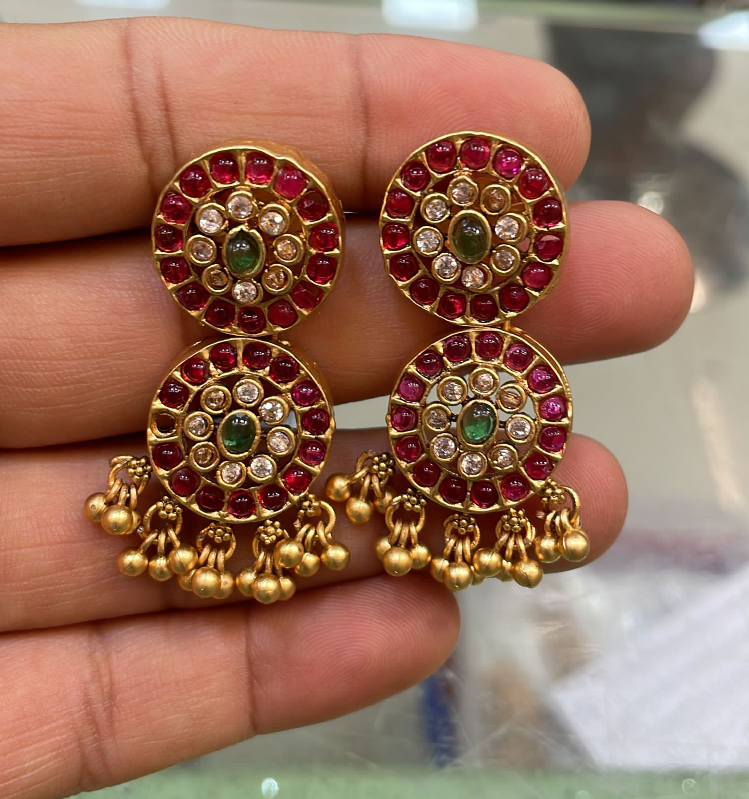 Buy Gold-toned Earrings for Women by Johori Online | Ajio.com